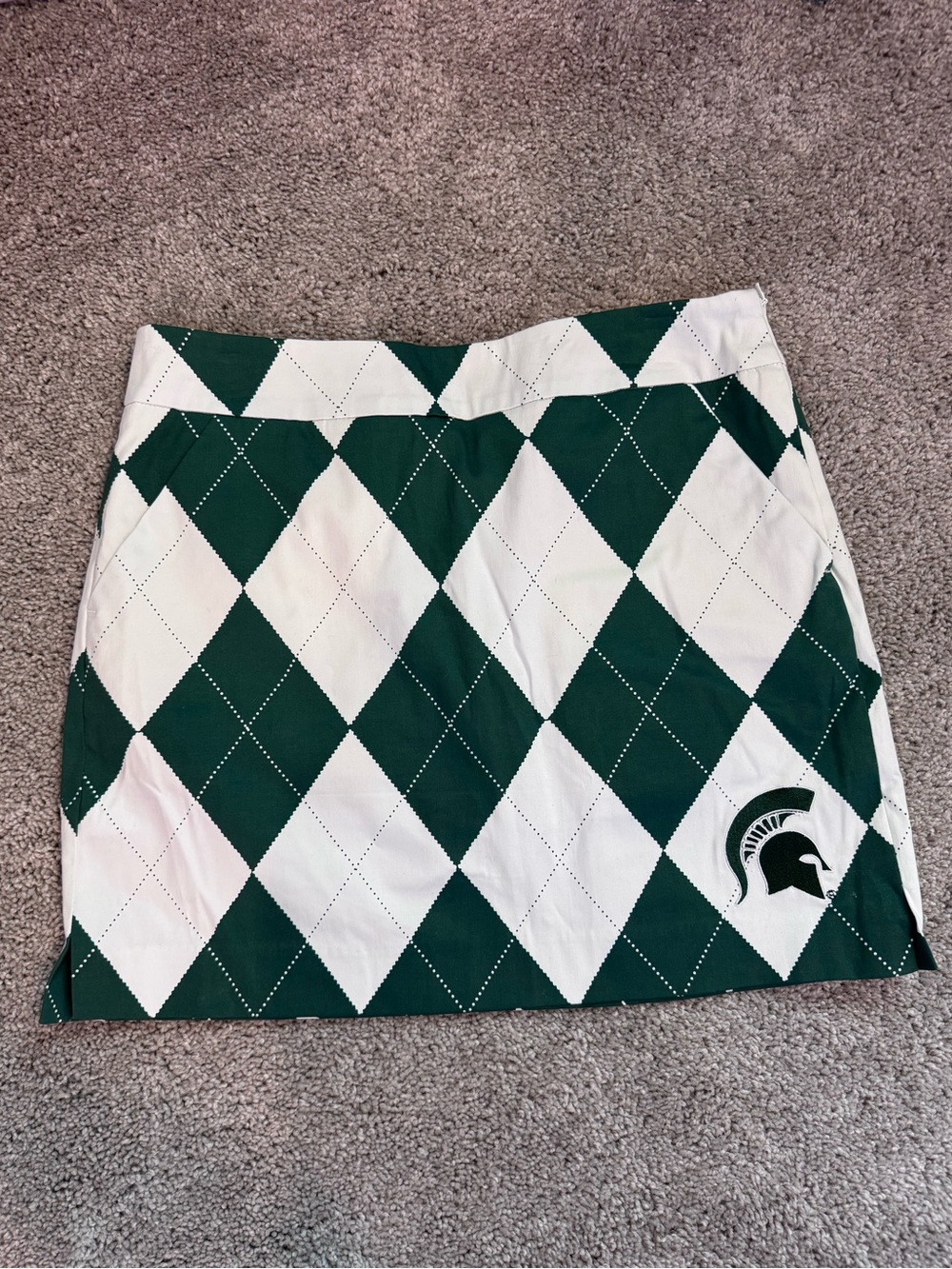 NWT Michigan State Loudmouth Ladies Golf Skirt